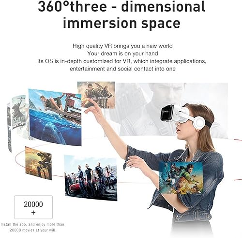 Casque VR 3D Original 2026 G06EB avec Manette sans Fil