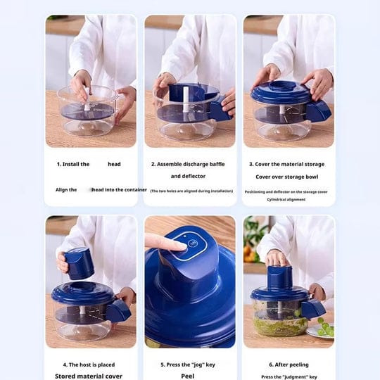 Éplucheur Automatique Intelligent™ – Robot de Cuisine Multifonction pour Fruits & Légumes